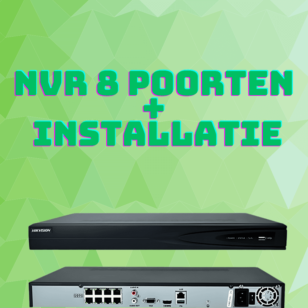 Hikvision 16-Poorts NVR incl. Montage & Configuratie